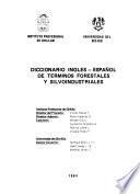 Diccionario inglés-español de términos forestales y silvoindustriales