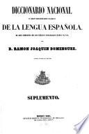 Diccionario nacional, ó, Gran diccionario clásico de la lengua española