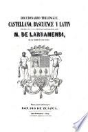 Diccionario trilingue Castellano, Bascuence y Latin por Manuel de Larramendi