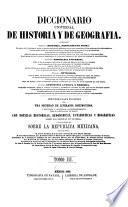 Diccionario universal de historia y de geografía ...: D-GYZ