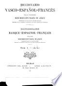 Diccionario Vasco-Español-Francés