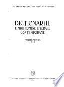 Dicționarul limbii romîne literare contemporane