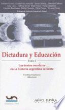 Dictadura y educación