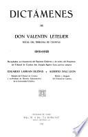 Dictámenes de don Valentín Letelier