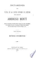 Dictamenes del fiscal de la corte suprema de justicia de Chile