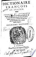 Dictionaire francois et italien