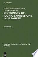 Dictionary of Iconic Expressions in Japanese