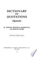 Dictionary of quotations (Spanish)