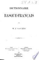 Dictionnaire basque-français