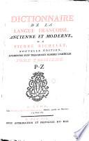 Dictionnaire de la langue française, ancienne et moderne