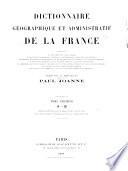 Dictionnaire géographique et adminisratif de la France ...