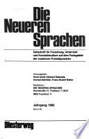 Die Neueren Sprachen
