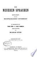 Die Neueren Sprachen