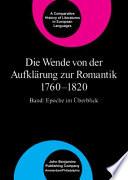 Die Wende Von Der Aufklärung Zur Romantik 1760-1820