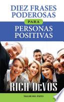 Libro Diez frases poderosas para personas positivas