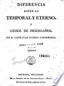 Diferencia entre lo temporal y eterno y crisol de desengaños