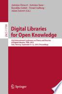 Digital Libraries for Open Knowledge