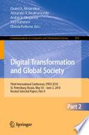 Digital Transformation and Global Society