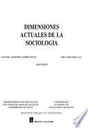 Dimensiones actuales de la sociologia