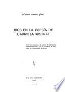 Dios en la poesía de Gabriela Mistral