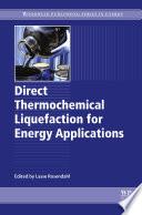 Direct Thermochemical Liquefaction for Energy Applications