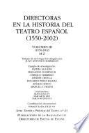 Directoras en la historia del teatro español, 1550-2002: 1930-2002, M-Z