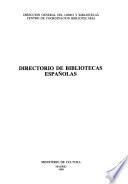 Directorio de bibliotecas españolas