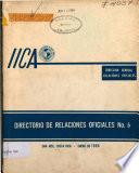 Directorio de Relaciones Oficiales no. 6