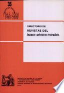 Directorio de revistas del Índice Médico Español
