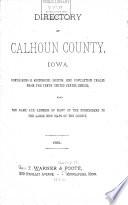 Directory of Calhoun County, Iowa
