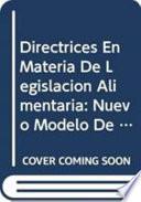 Directrices en materia de legislación alimentaria
