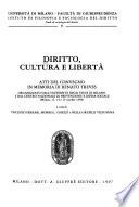 Diritto, cultura e libertà