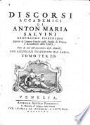 Discorsi accademici
