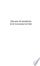 Discurso de instalación de la Universidad de Chile