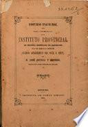 Discurso inaugural leído el día 1o octubre de 1871 en el Instituto Provincial de Segunda Enseñanza de Barcelona, en el acto solemne de la apertura del curso académico de 1871 á 1872