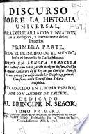 Discurso sobre la Historia universal...
