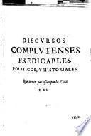Discursos complutenses