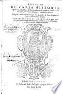 Discursos de varia historia