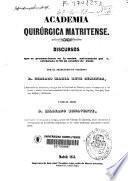 Discursos que se pronunciaron en la sesión, aniversario qui o, celebrada el 20 de octubre de 1850
