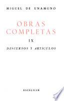 Discursos y articulos