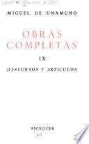 Discursos y artículos