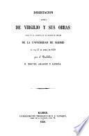 Disertación acerca de Virgilio y sus obras