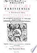 Disputationes theologicae