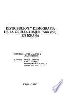 Distribución y demografía de la Grulla común (Grus grus) en España