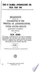 District of Columbia Appropriations for Fiscal Year 1968