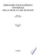 Dizionario enciclopedico universale della musica e dei musicisti