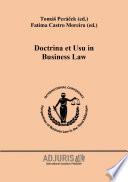 Doctrina et Usu in Business Law