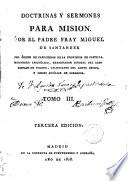 Doctrinas y sermones para la Misión ...