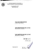 Documentación de la FAO.