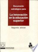 Documento estratégico para la innovación en la educación superior
